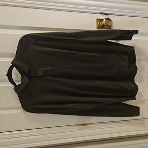 Army green Lululemon metal vent tech long sleeve polo